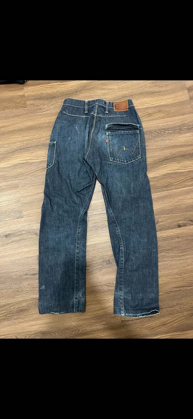 Vintage Edwin E-Function Engineered Spiral Cut Denim Jeans